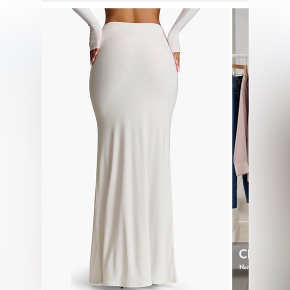 Naked Wardrobe White Ring Detail Cutout Skirt Set - Picture 5 of 7